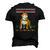 Merry Pitmas Pitbull Santa Claus Dog Ugly Christmas Men's 3D T-Shirt Back Print Black