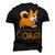 Nothing Runs Like A Corgi Funny Animal Pet Dog Lover Men's 3D Print Graphic Crewneck Short Sleeve T-shirt Black