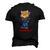 Orange Tabby Gangsta Cat Tattoos Bandana July 4Th Cat Lover Men's 3D T-Shirt Back Print Black
