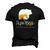 Mens Papa Bear Gold Ribbon Childhood Cancer Awareness Men's 3D T-Shirt Back Print Black