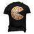 Pizza Pie And Slice Dad And Son Matching Pizza Father’S Day Men's 3D T-shirt Back Print Black