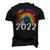 Pride Month 2022 Lgbt Rainbow Flag Gay Pride Ally Men's 3D T-Shirt Back Print Black