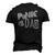 Punk Is Dad Fathers Day Men's 3D T-Shirt Back Print Black