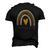 There Was Jesus Christian Religious Rainbow Vintage Men's 3D T-shirt Back Print Black