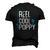 Reel Cool Poppy Fishing Fathers Day Fisherman Poppy Men's 3D T-Shirt Back Print Black