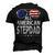 Mens Retro Fathers Day Family All American Stepdad 4Th Of July Men's 3D T-shirt Back Print Black