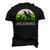 Mensrex Uncle Apparel Unclesaurus 3 Kids Dinosaur Men's 3D T-Shirt Back Print Black