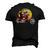 Rottweiller Dog Biker 4Th Of July Biker Dog Dad Men's 3D T-shirt Back Print Black