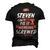 Steven Name If Steven Cant Fix It Were All Screwed Men's 3D T-shirt Back Print Black