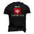 Swiss Drinking Team National Pride Men's 3D T-Shirt Back Print Black