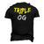 Triple Og Popular Hip Hop Urban Quote Original Gangster Men's 3D T-Shirt Back Print Black