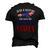 Us Flag Freedom United States Women American 4Th Of July Men's 3D T-Shirt Back Print Black