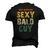 Vintage Just Another Sexy Bald Guy Men's 3D T-Shirt Back Print Black