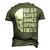 1955 September Birthday V2 Men's 3D T-shirt Back Print Army Green
