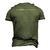 70S & 80S California Santa Cruz Men's 3D T-Shirt Back Print Army Green
