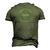 728B With Quote From Ephesians Men's 3D T-Shirt Back Print Army Green
