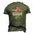 American Grown With Indian Roots India Tee Men's 3D T-Shirt Back Print Army Green