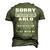 Arlo Name Sorry My Heart Only Beats For Arlo Men's 3D T-shirt Back Print Army Green