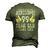 This Is What An Awesome 99 Years Old Looks Like 99Th Birthday Zip Men's 3D T-Shirt Back Print Army Green