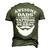 Mens Awesome Dads Have Tattoos And Beards Fathers Day V3 Men's 3D T-shirt Back Print Army Green
