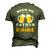Mens Beer Me Im The Father Of The Bride Men's 3D T-Shirt Back Print Army Green