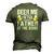 Beer Me Im The Father Of The Bride Men's 3D T-Shirt Back Print Army Green