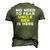 Mens Mens Ben Uncle Graphic Name Men's 3D T-Shirt Back Print Army Green