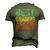 Mens Best Gramps Ever Christmas Fathers Day Men's 3D T-Shirt Back Print Army Green