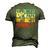 Best Papa By Par Papa Golf Fathers Day Men's 3D T-Shirt Back Print Army Green