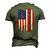 Best Papaw Ever Us Flag Patriotic 4Th Of July American Flag Men's 3D T-Shirt Back Print Army Green