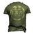Best Poppy Ever Grandfather Dad Father Day Men's 3D T-shirt Back Print Army Green