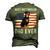 Best Rottweiler Dad Ever American Flag 4Th Of July Rottie Men's 3D T-shirt Back Print Army Green