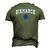 Bismarck High School Lions C2 College Sports Men's 3D T-Shirt Back Print Army Green