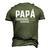 Camiseta En Espanol Para Nuevo Papa Cargando In Spanish Men's 3D T-Shirt Back Print Army Green