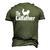 The Catfather Persian Cat Lover Father Cat Dad Men's 3D T-Shirt Back Print Army Green