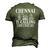 Chennai India City Skyline Map Travel Men's 3D T-Shirt Back Print Army Green