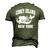 Coney Island Mermaid New York Nyc Beaches Brooklyn Men's 3D T-Shirt Back Print Army Green