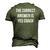 The Correct Answer Is Yes Coach Men's 3D T-Shirt Back Print Army Green