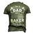 Im A Dad And Baker Fathers Day & 4Th Of July Men's 3D T-shirt Back Print Army Green