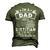 Im A Dad And Dietitian Fathers Day & 4Th Of July Men's 3D T-shirt Back Print Army Green