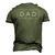 Mens Dad Est 2022 Promoted To Daddy 2022 Fathers Day Men's 3D T-Shirt Back Print Army Green