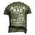 Im A Dad And Physical Therapist Fathers Day & 4Th Of July Men's 3D T-shirt Back Print Army Green