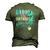 Daddy Of The Birthday Mermaid Matching Party Squad Men's 3D T-Shirt Back Print Army Green