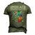 Embrace Neurodiversity Men's 3D Print Graphic Crewneck Short Sleeve T-shirt Army Green