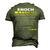 Enoch Name Enoch Facts Men's 3D T-shirt Back Print Army Green