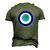 Evil Eye Greek Nazar May Every Evil Eye Upon You Go Blind Zip Men's 3D T-Shirt Back Print Army Green
