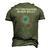 Expecting Dad 4Th Of July Twin Pregnancy Reveal Announcement Men's 3D T-shirt Back Print Army Green