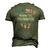 Expecting Daddy 4Th Of July Soon To Be Dad Announcement Men's 3D T-shirt Back Print Army Green