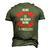 Fathers Day Grandpa Being Papa Is Priceless Fun Men's 3D T-Shirt Back Print Army Green