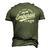 Fathers Day Im Just Here To Embarrass My Kids Men's 3D T-Shirt Back Print Army Green